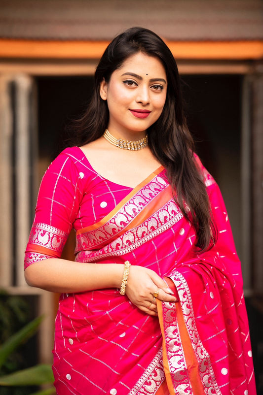 Rang silk saree single colour saree - silk saree