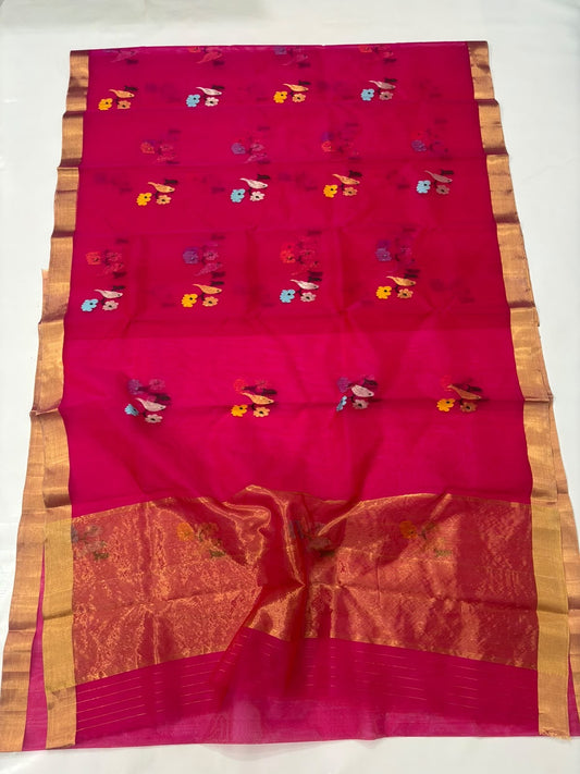 Chanderi handloom saree , A collection of Royal silk saree