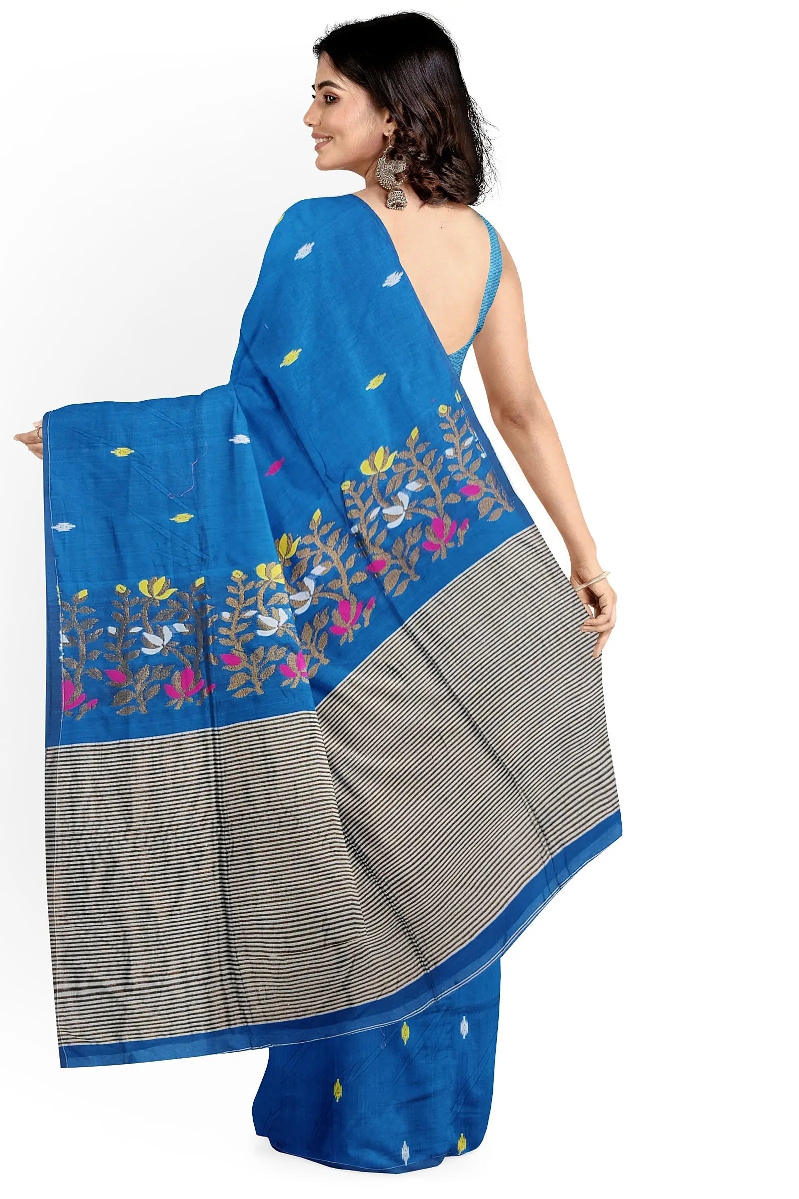 Cotton mercerized sky Putul's fashion