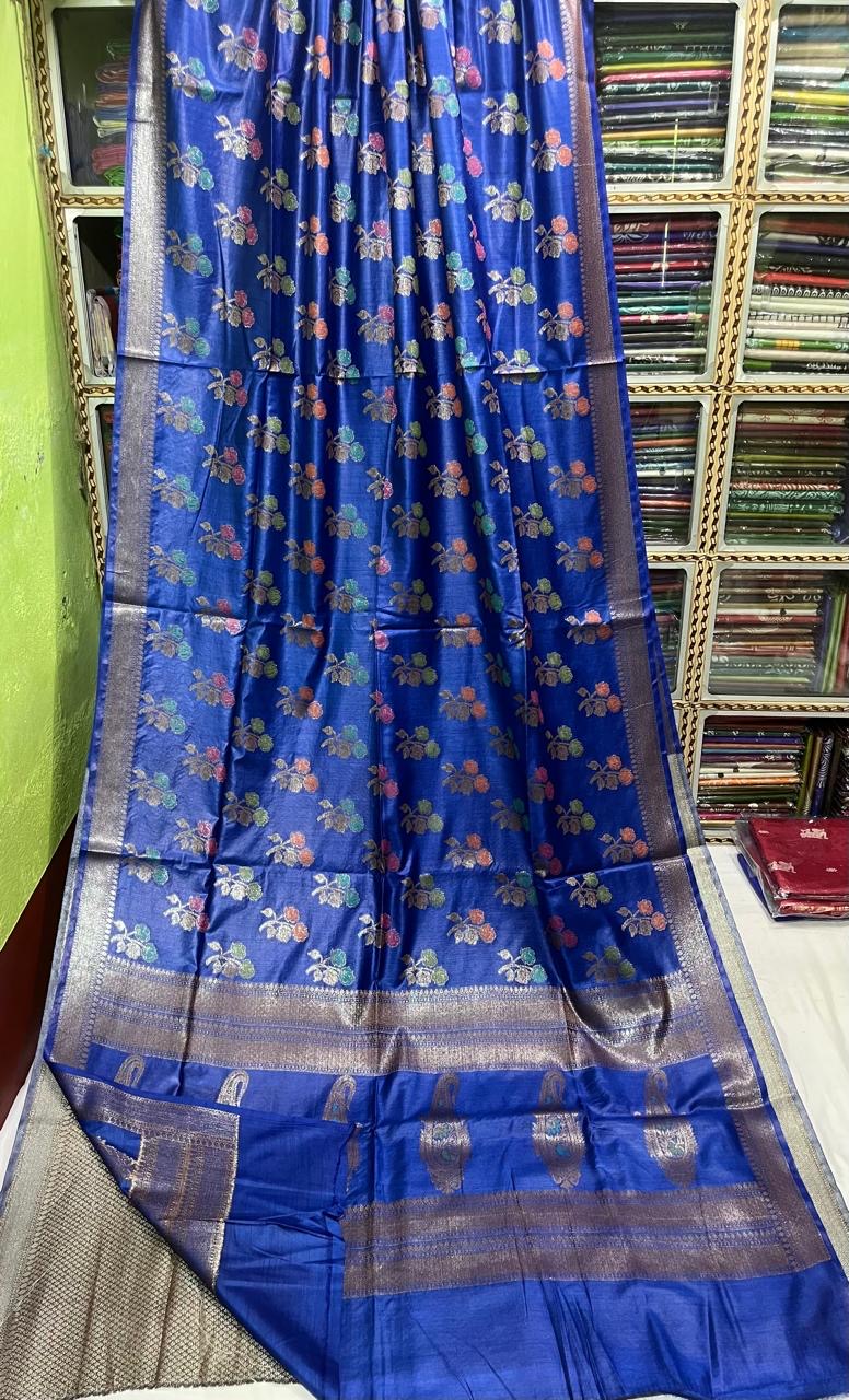 Munga tussar Banarasi saree, silk mark certified