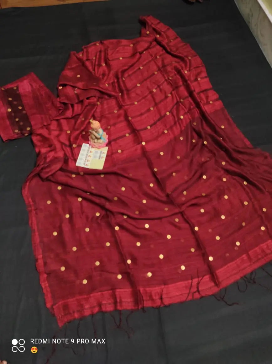 Gini motka silk saree of Bengal Putul's Fashion
