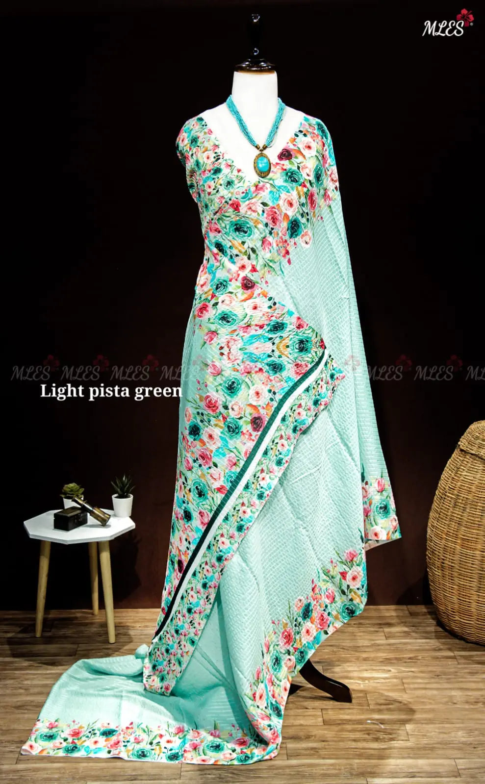 Chiffon saree with digital print My Store