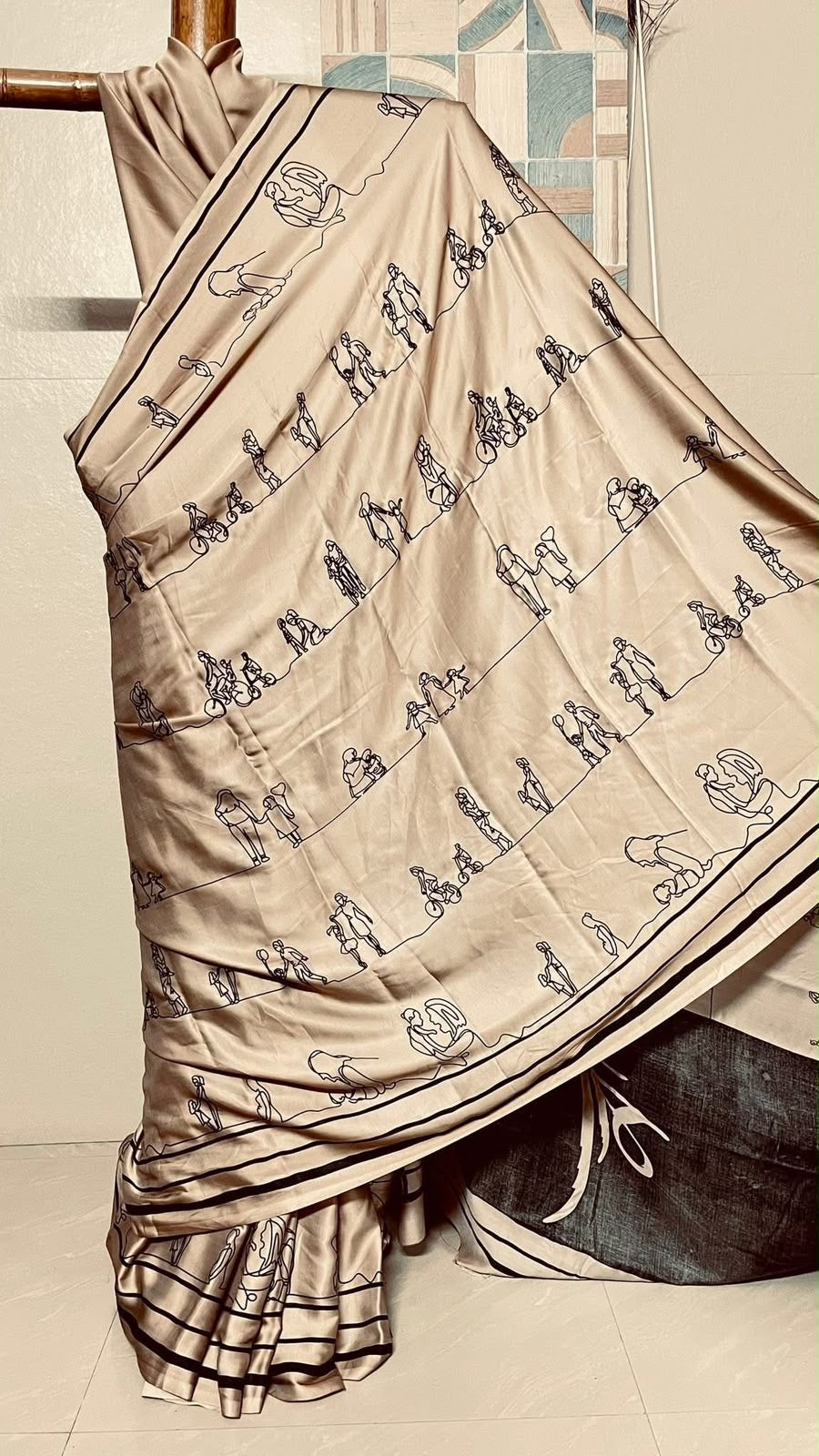 Motherhood Journey Pure Modal Silk Saree by Putul's Fashion, limited edition