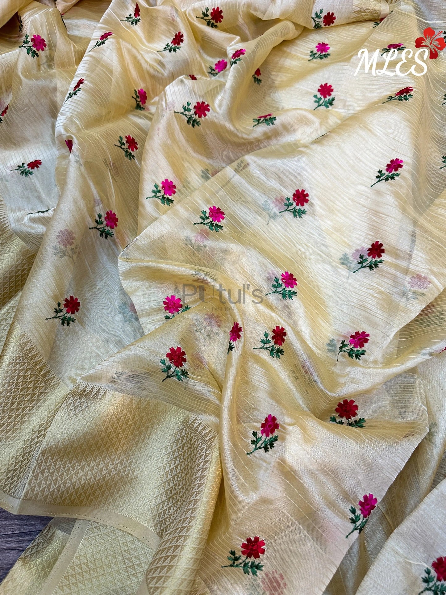 Organza tissue soft silk saree Putul's Fashion