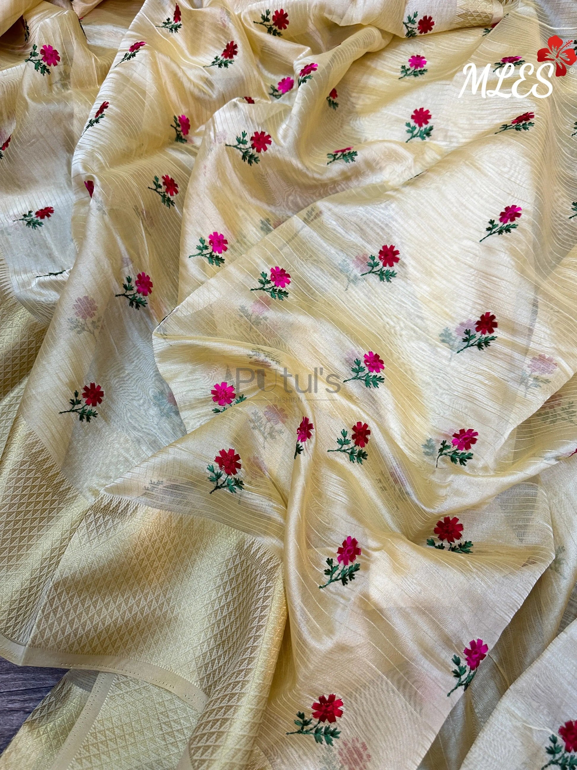 Organza tissue soft silk saree Putul's Fashion