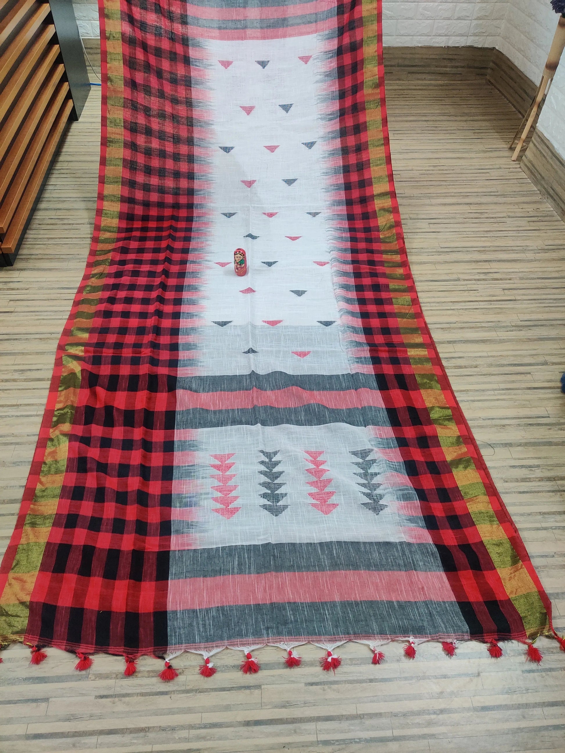 Khadi cotton saree Putul's fashion