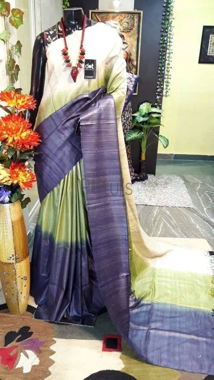 3D tussar Gicha with silkmark Putul's Fashion