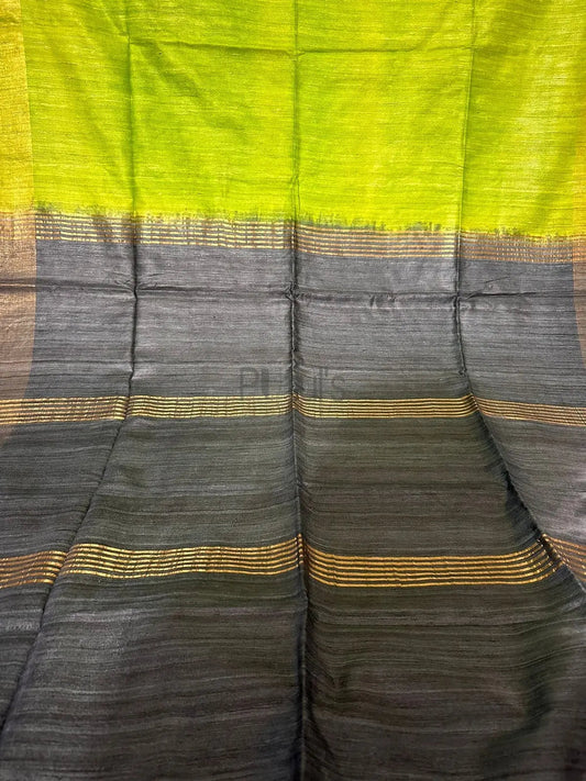 Tussar silk bi colour silk mark Putul's Fashion