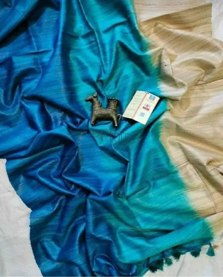 3D tussar Gicha with silkmark Putul's Fashion