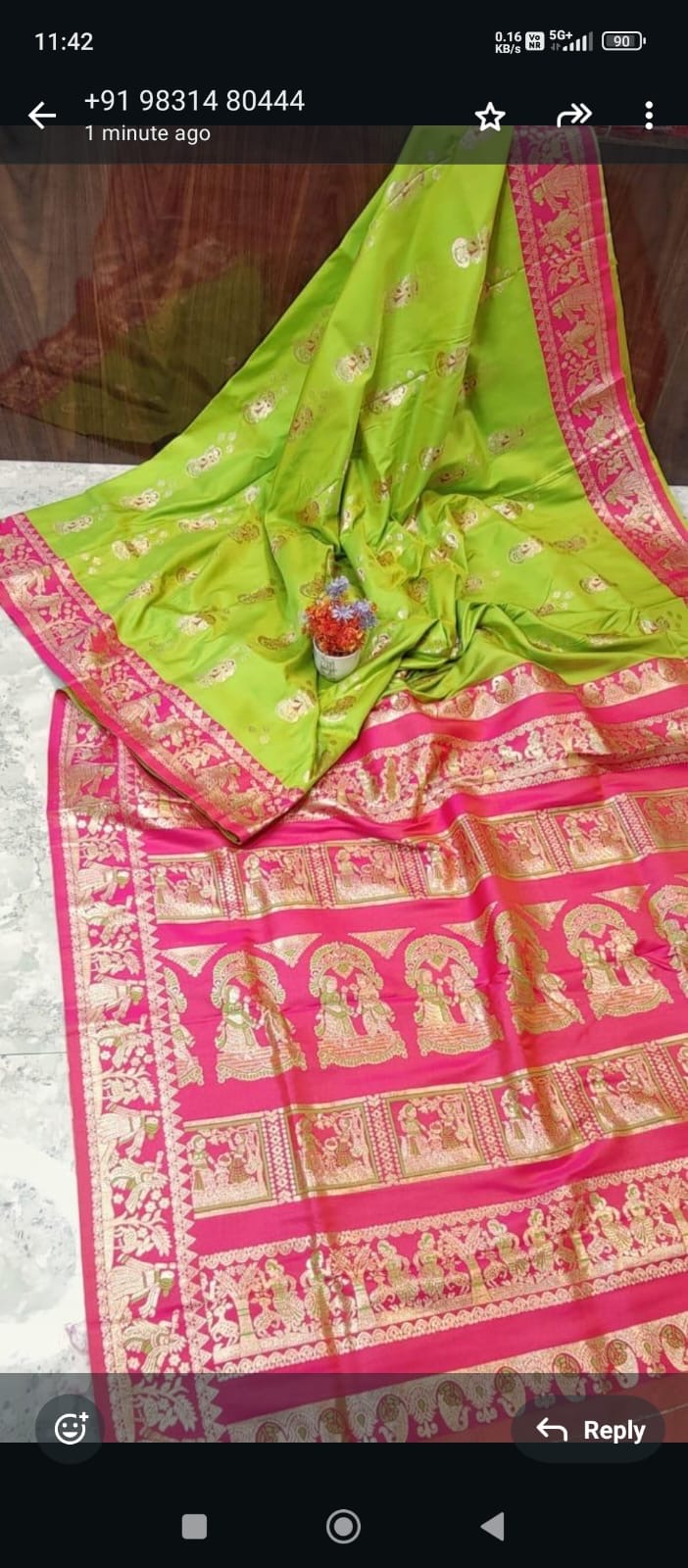 Swarnachori Silk - Partot