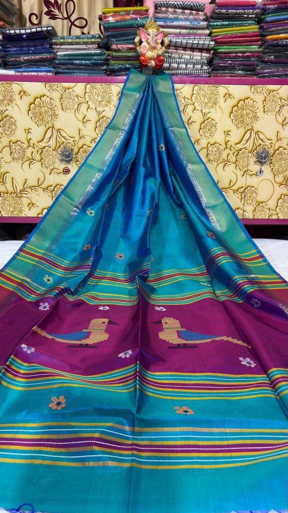 Kolakhetra Bishnupur silk saree, A heritage collection of Bengal