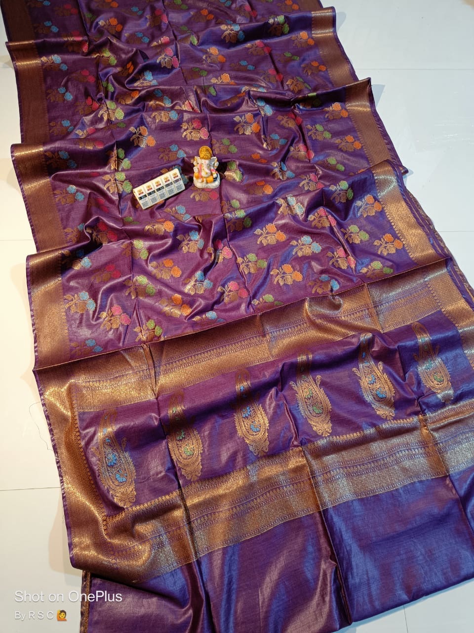 Munga tussar Banarasi saree silk mark certified