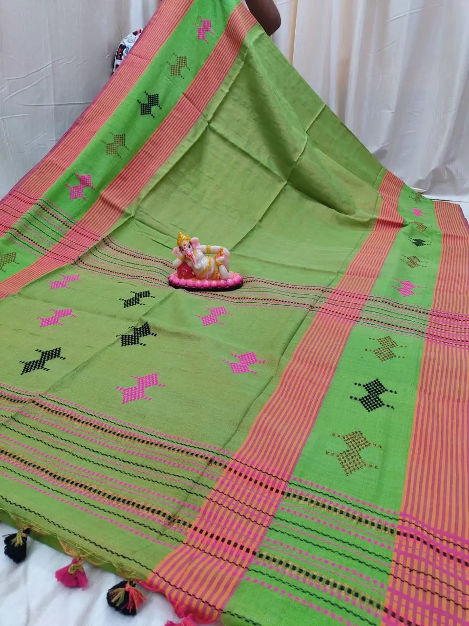 Khadi tissue cotton saree Putul's fashion