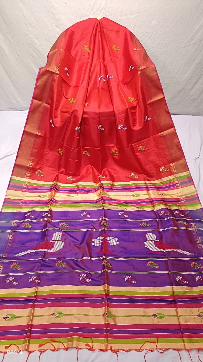 Bishnupur silk saree Kalakhetra design