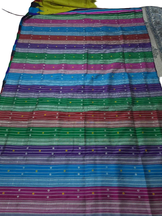 THE BERHAMPURI DOUBLE-PALLA SILK — A MASTERPIECE OF ODISHA HANDLOOM
