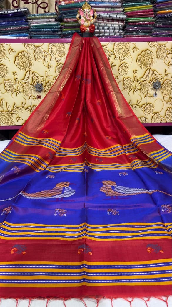 Kolakhetra Bishnupur silk saree, A heritage collection of Bengal