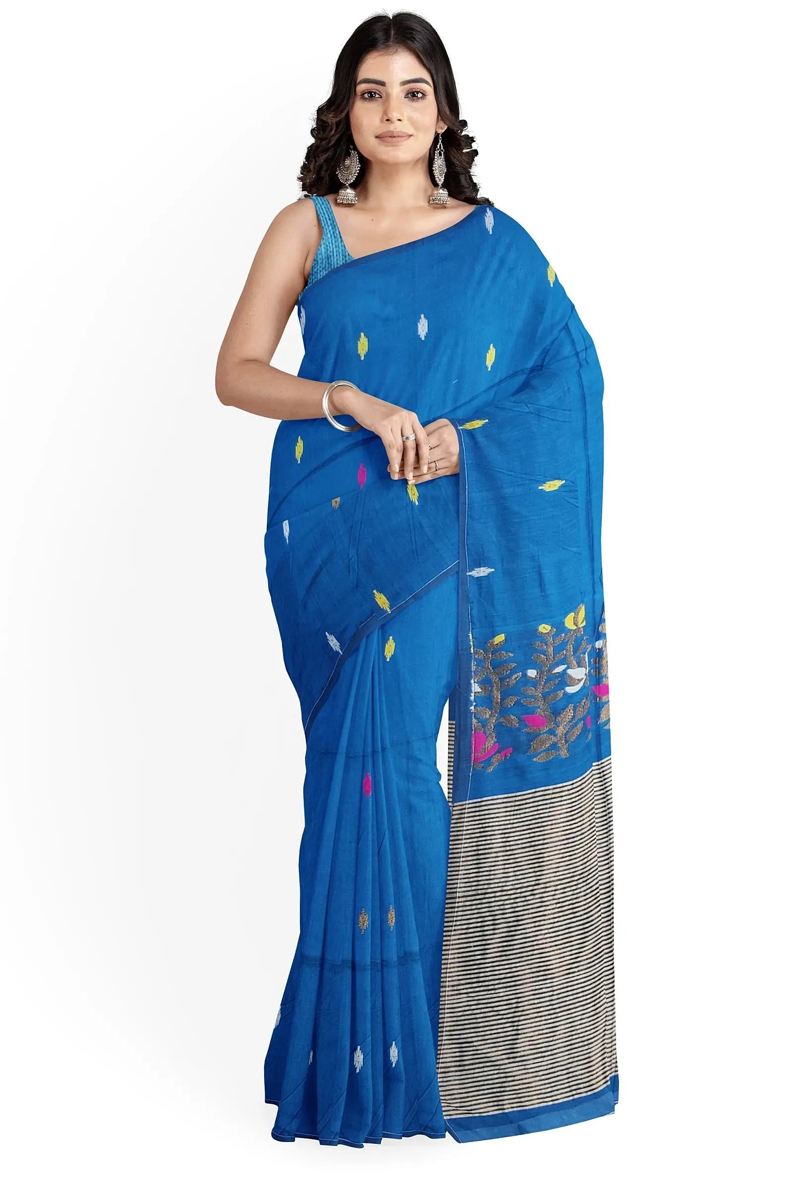 Cotton mercerized sky Putul's fashion