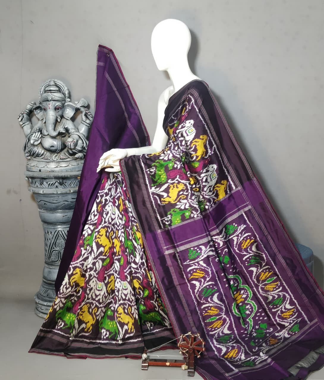 IKKAT MADTHASU PATOLA — DESIGNER SILK