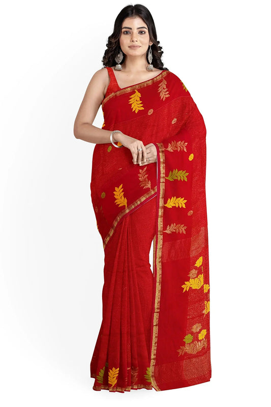Cotton Banarasi saree party wear