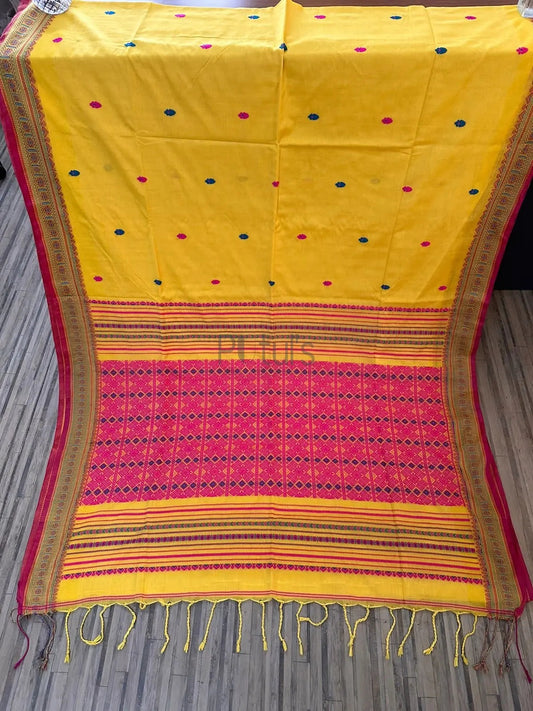 Assam khadi cotton saree Putul's Fashion