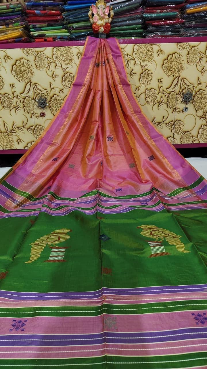 Kolakhetra Bishnupur silk saree, A heritage collection of Bengal