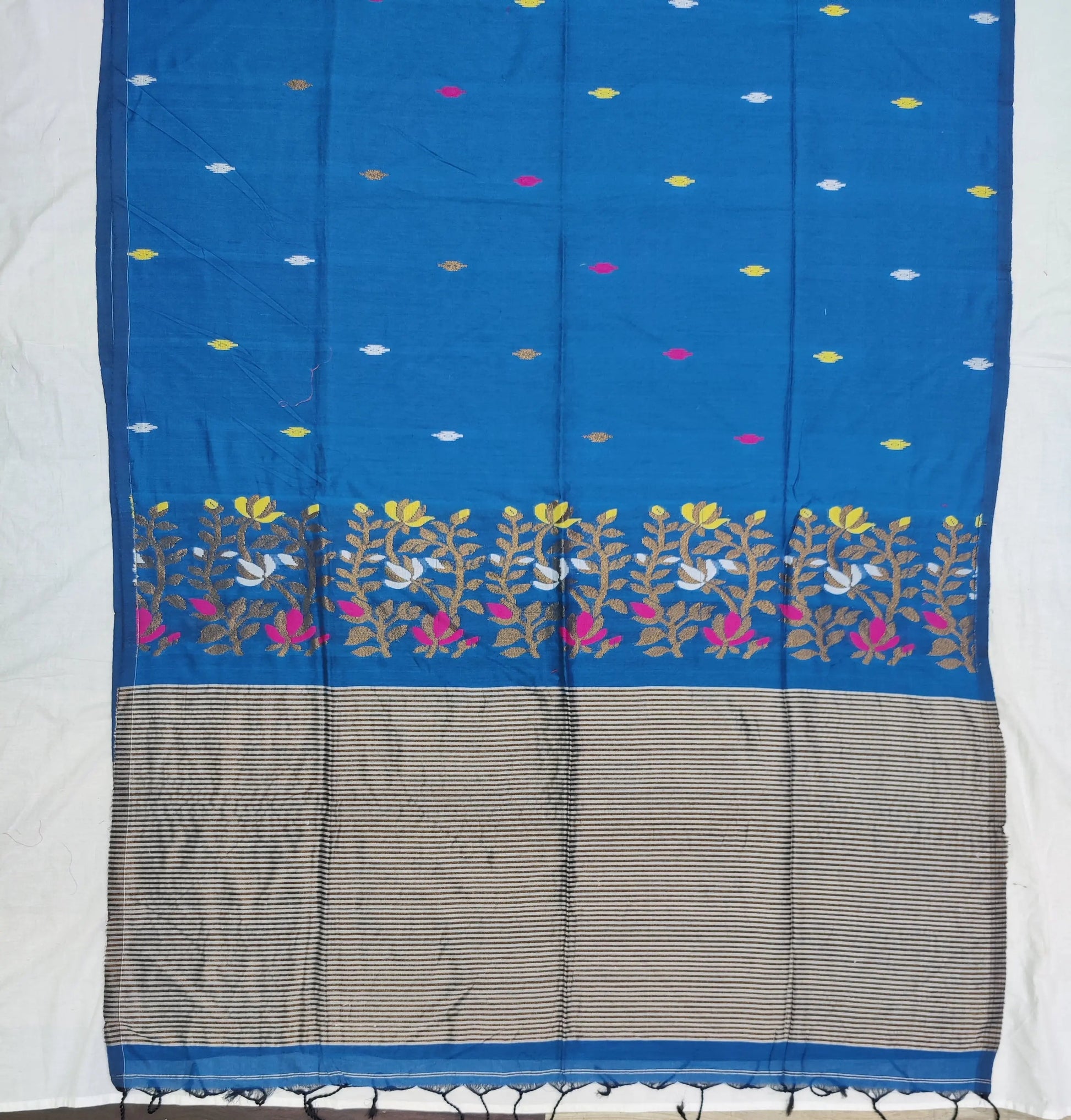 Cotton mercerized sky Putul's fashion