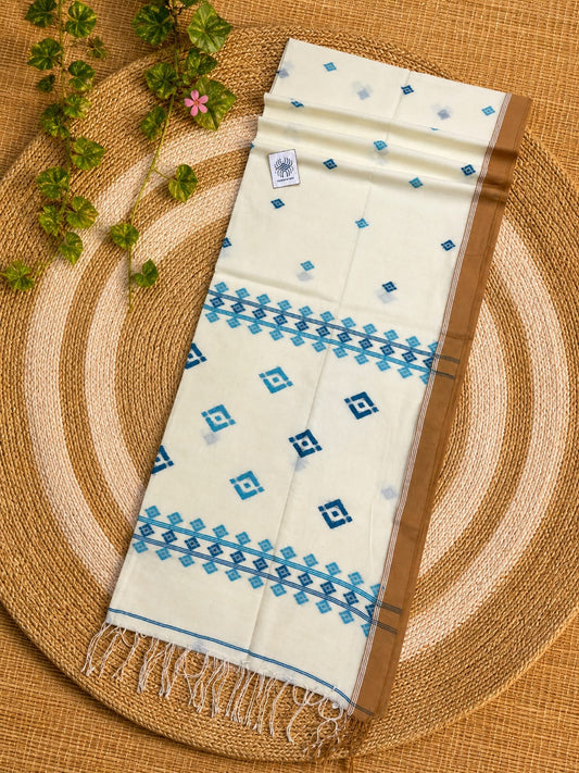 Cotton jamdani saree of Bengal