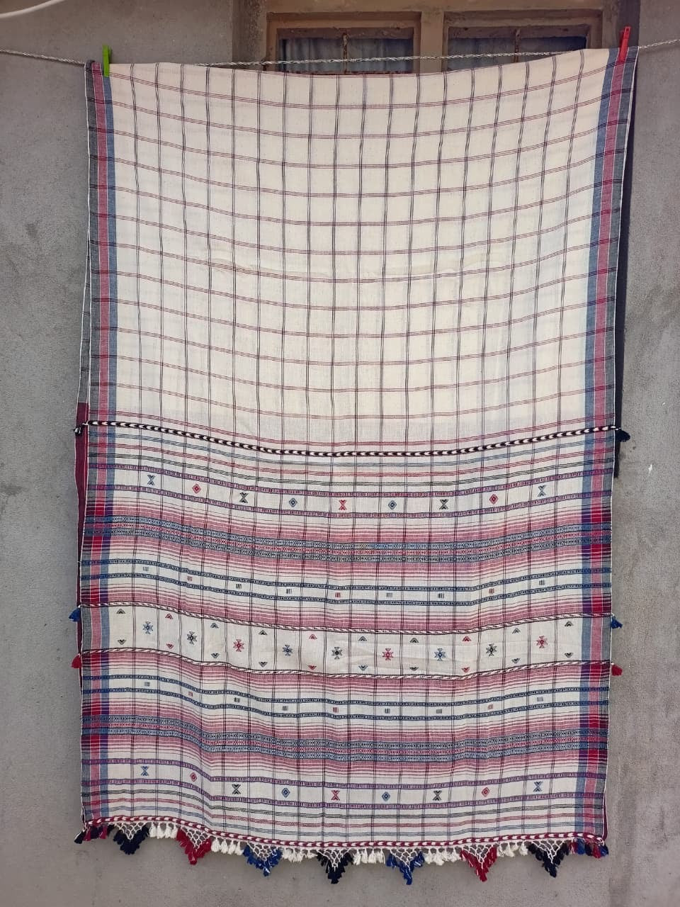 Kala cotton bhujodi saree from the weavers of Kutch