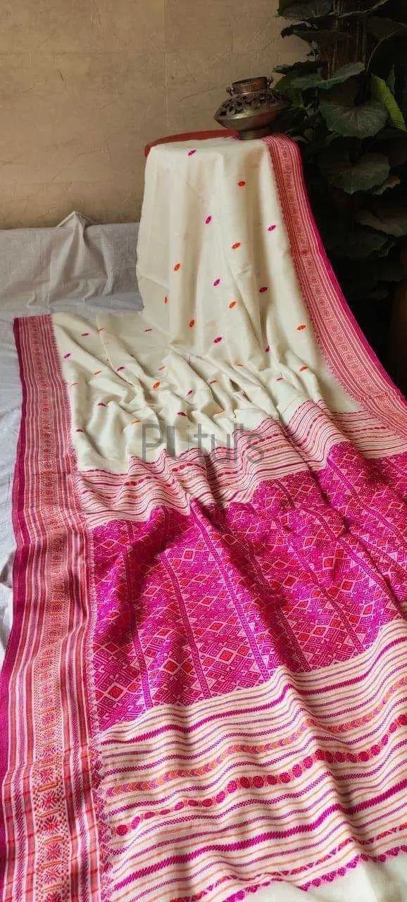 Assam kantha saree Putul's Fashion