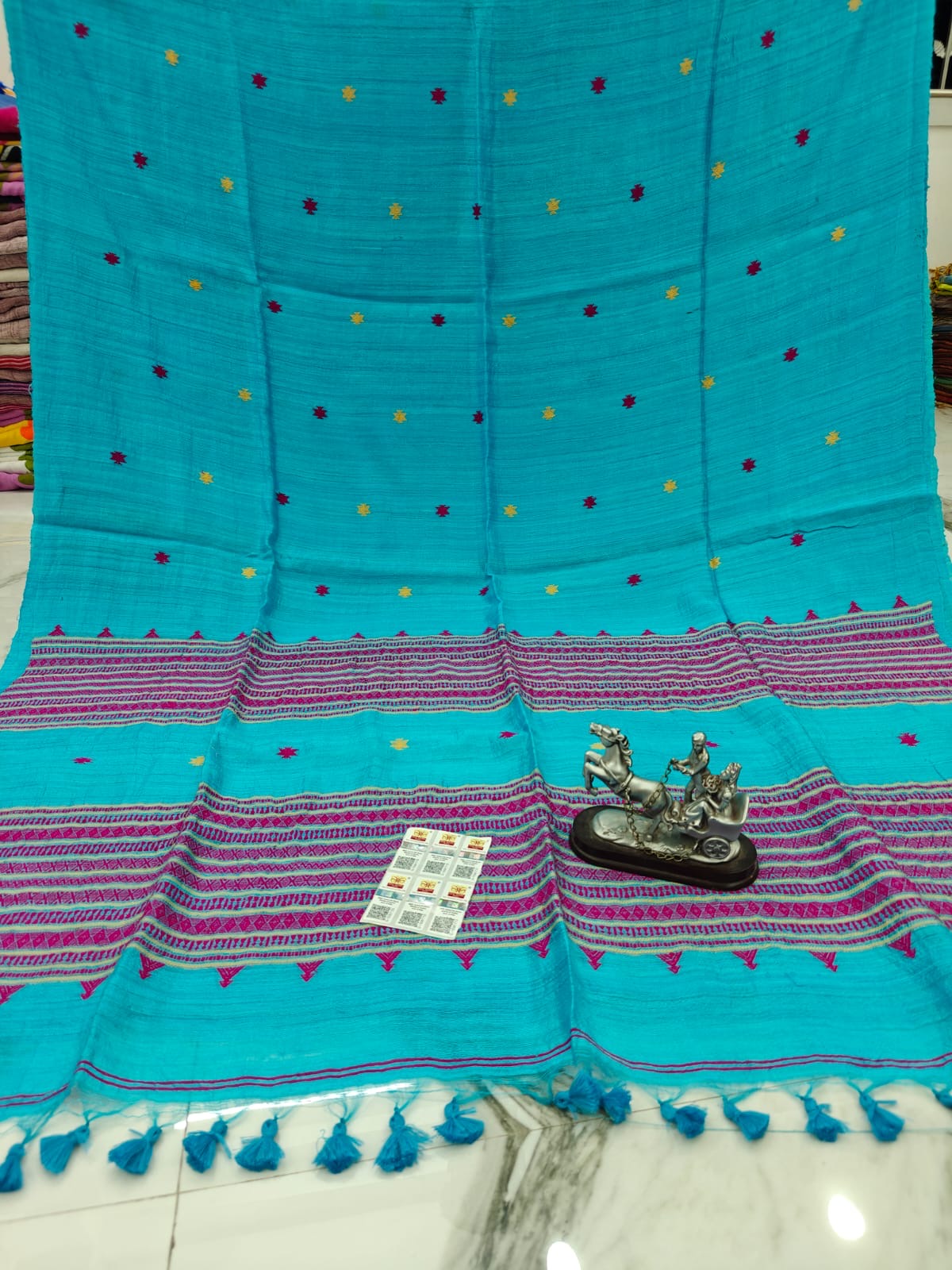 Resham bi wash motka saree, Bengal handloom production