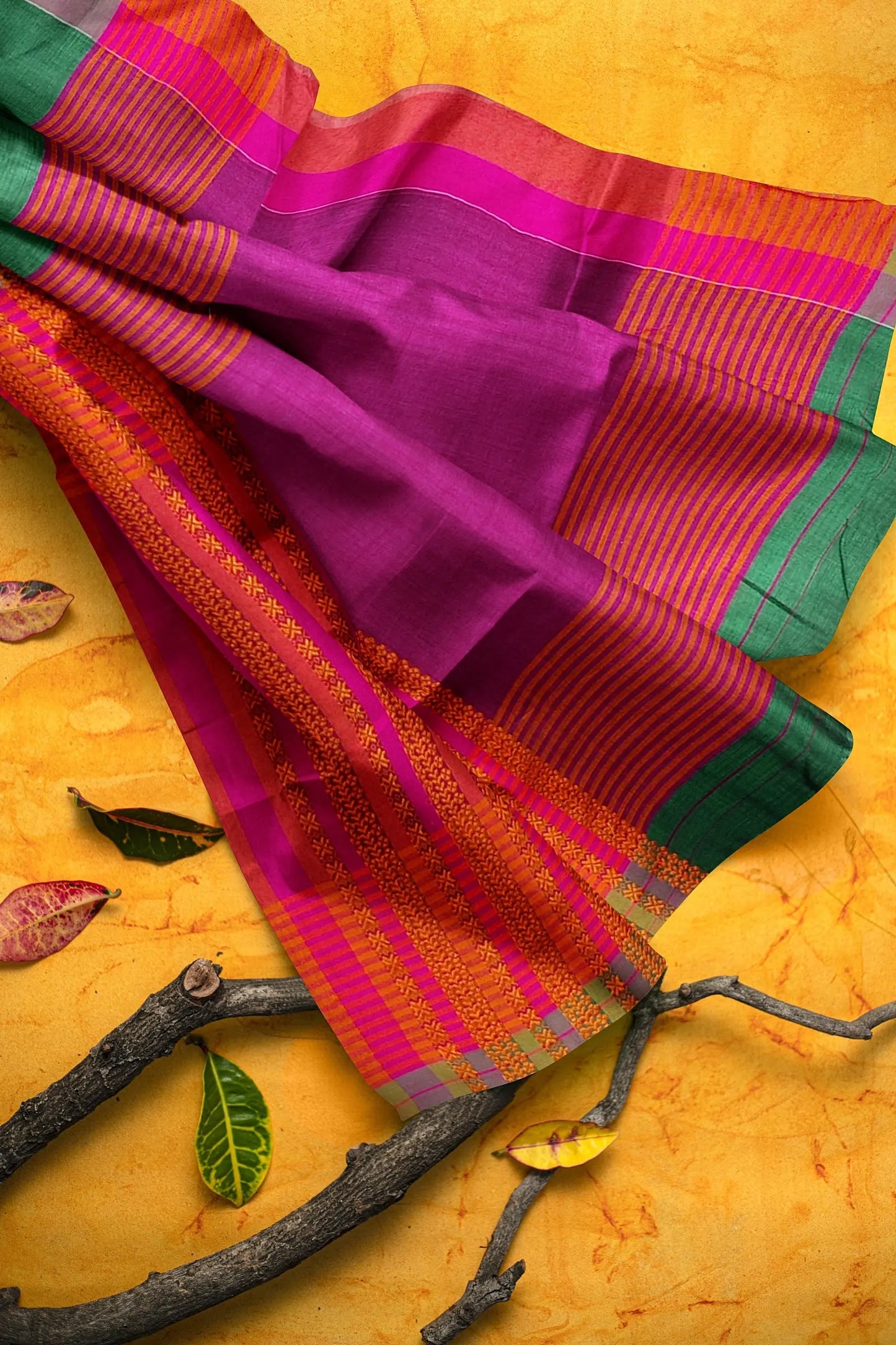 Begampuri khadi cotton saree Putul's fashion