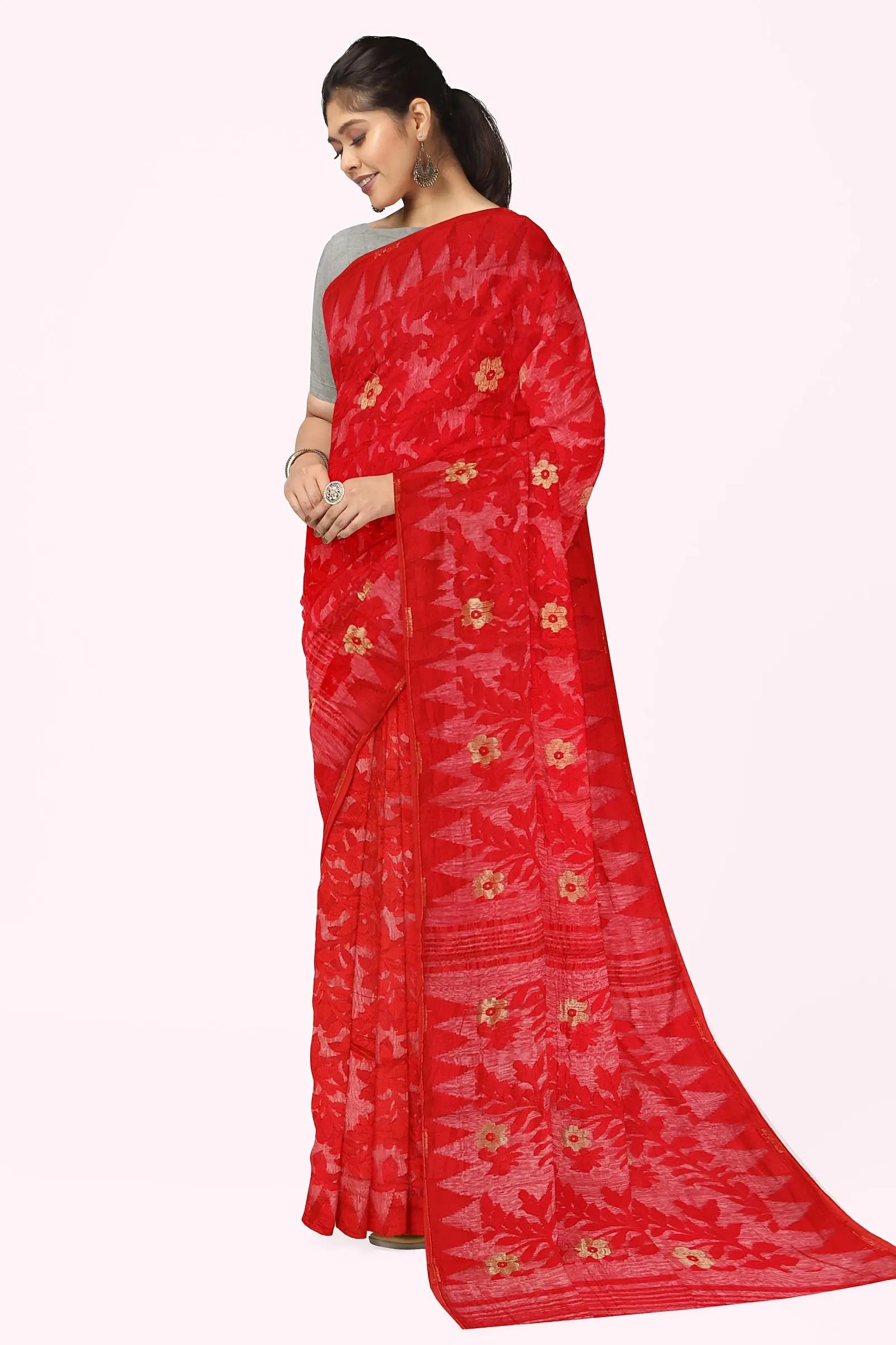 Bengal Dhakai jamdani saree Putul's fashion