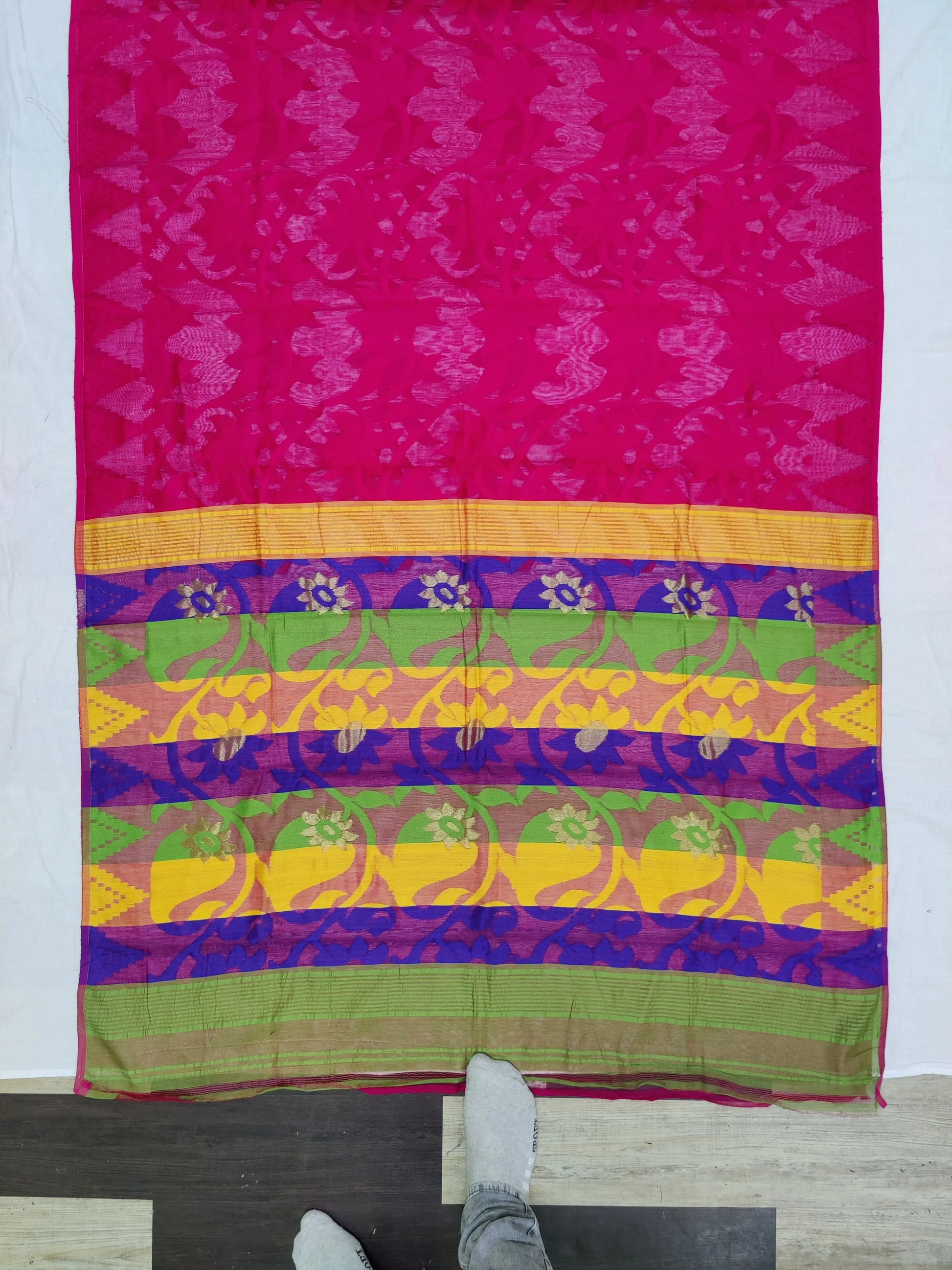 Bengal soft dhakai Jamdani Putul's fashion