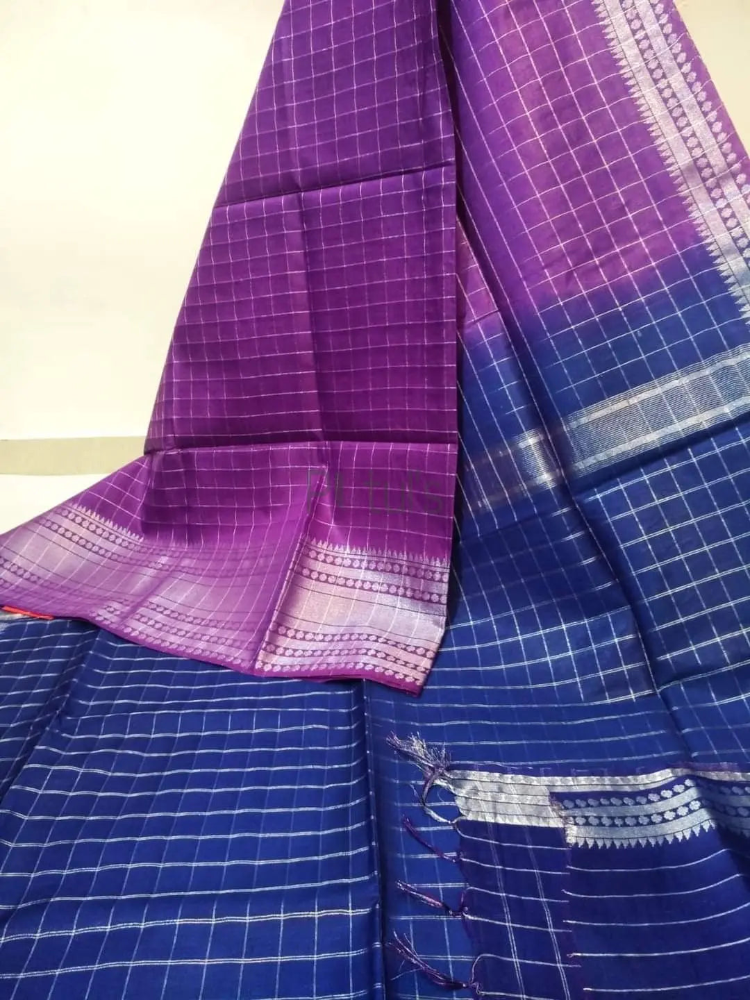 Bhagalpuri mangalgiri silk bi colour saree Putul's Fashion