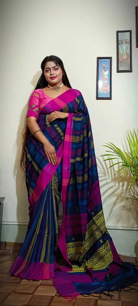 Bhujodi khadi saree Putul's fashion