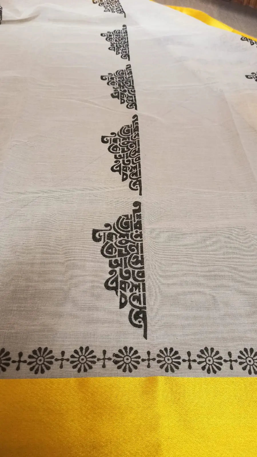 Block print saree of Bengal signature saree Putul's fashion