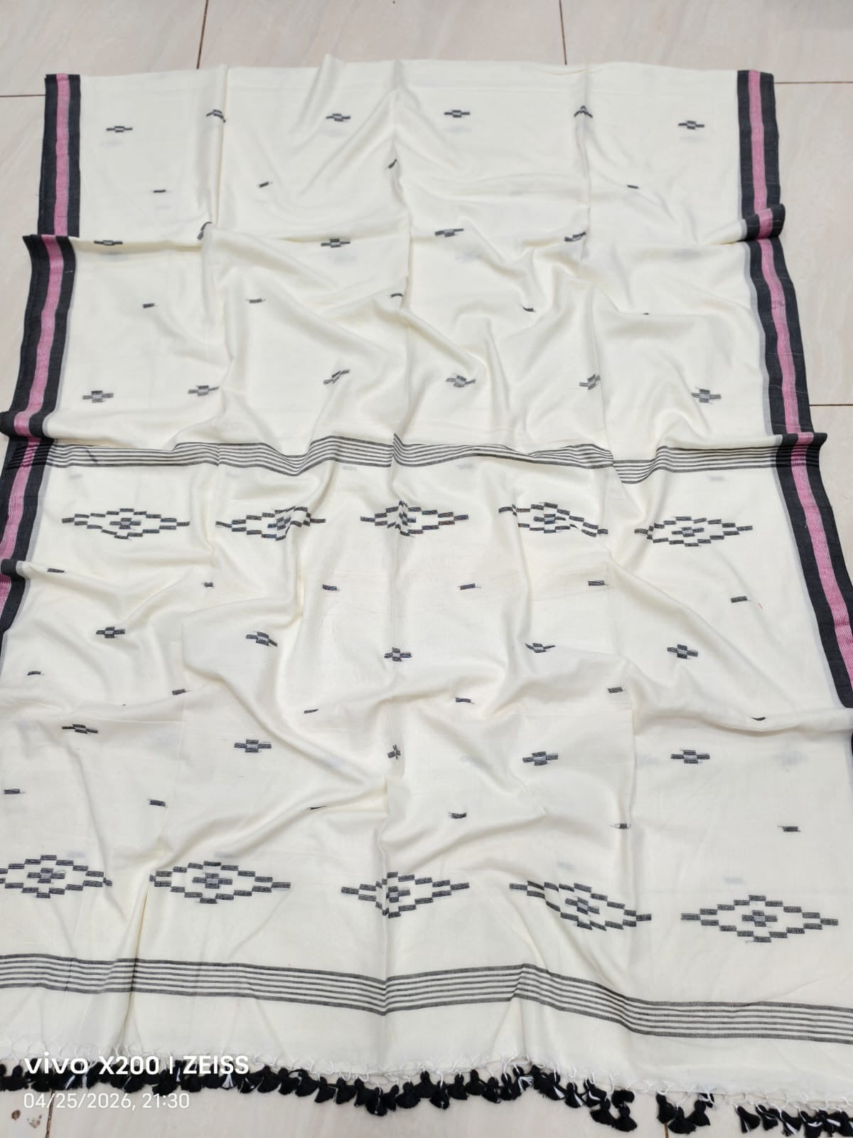 Handloom Bengal Cotton Jamdani Saree