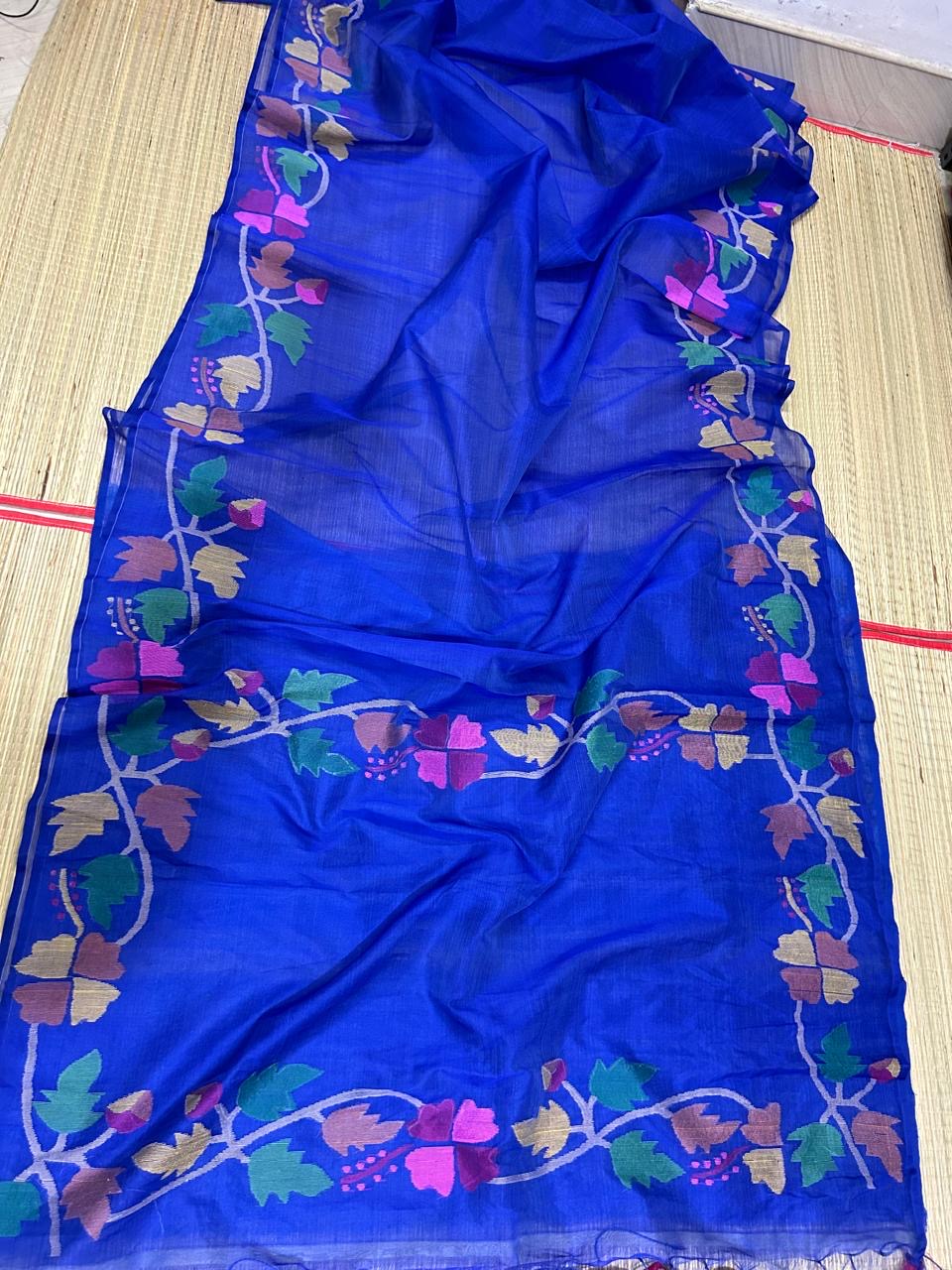 Muslin jamdani saree