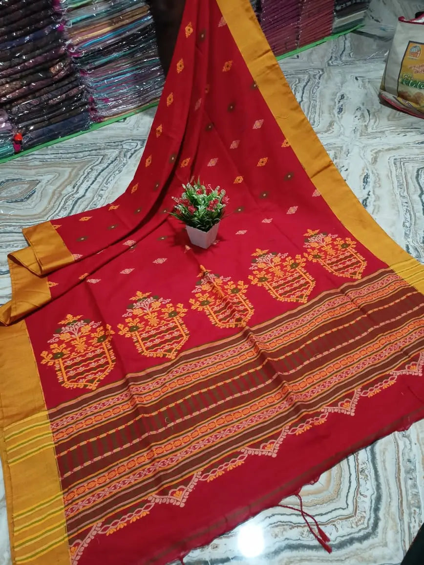Cotton Mashlight saree Putul's fashion
