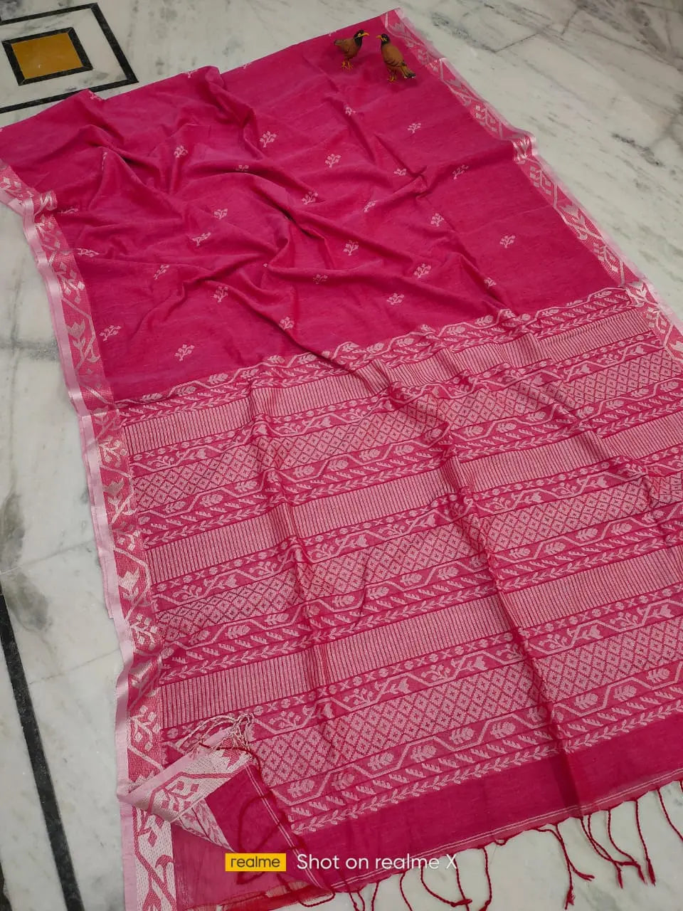 Cotton jamdani saree Putul's fashion
