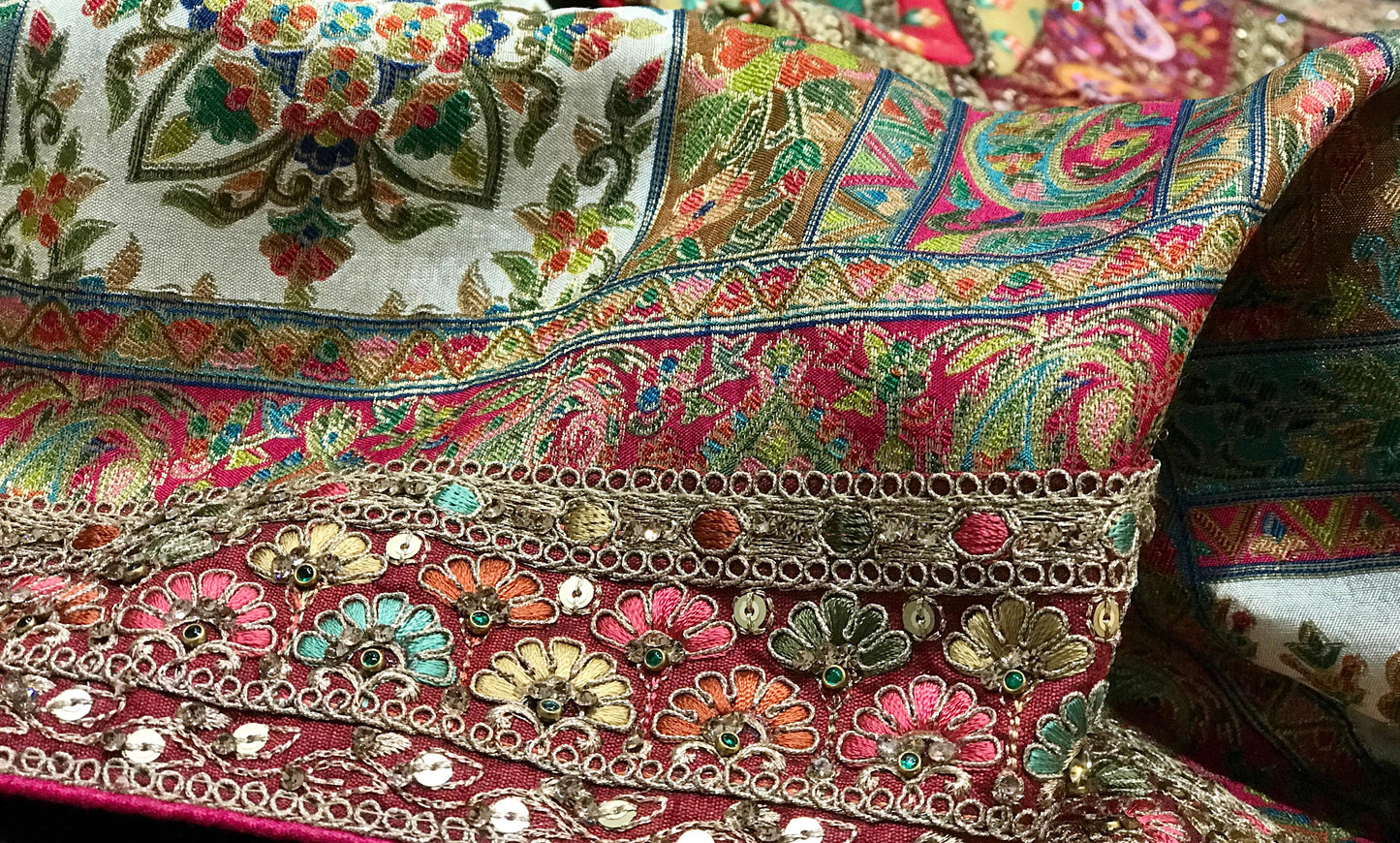 Maharani Kanni Silk Saree with Stitched Blouse
