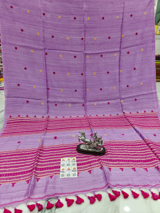 Resham bi wash motka saree, Bengal handloom production