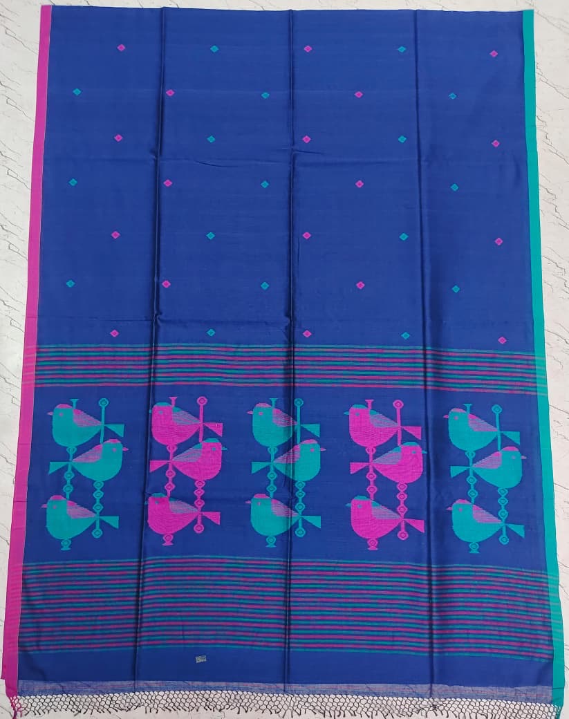 Handwoven Cotton Jamdani Saree