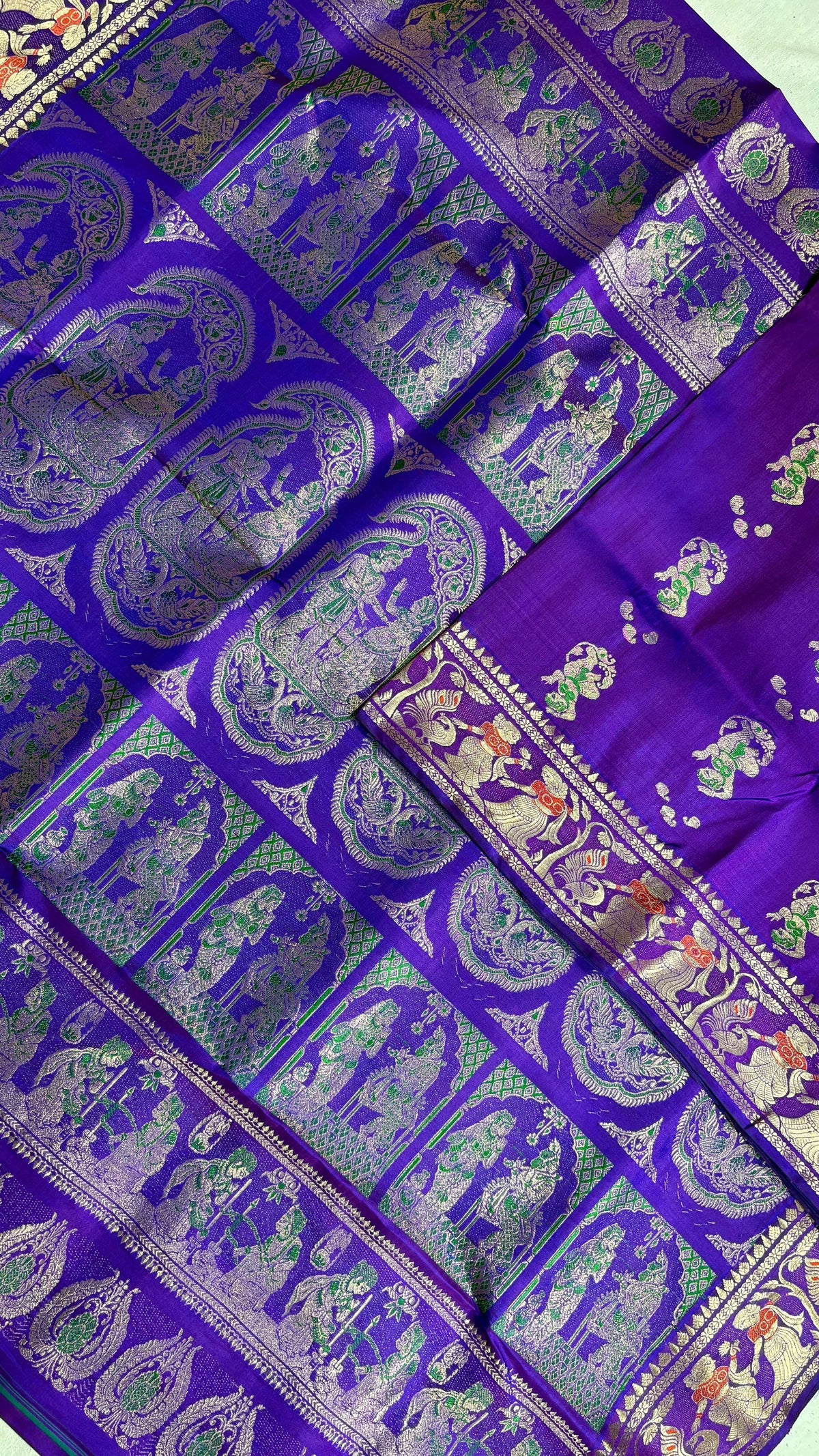Swarnachari silk saree from Bishnupur, A heritage tale of myth
