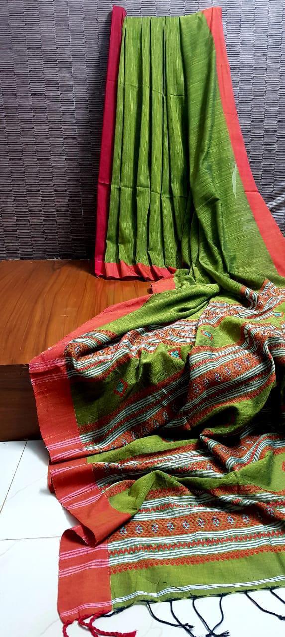 Khadi cotton jamdani saree of Bengal