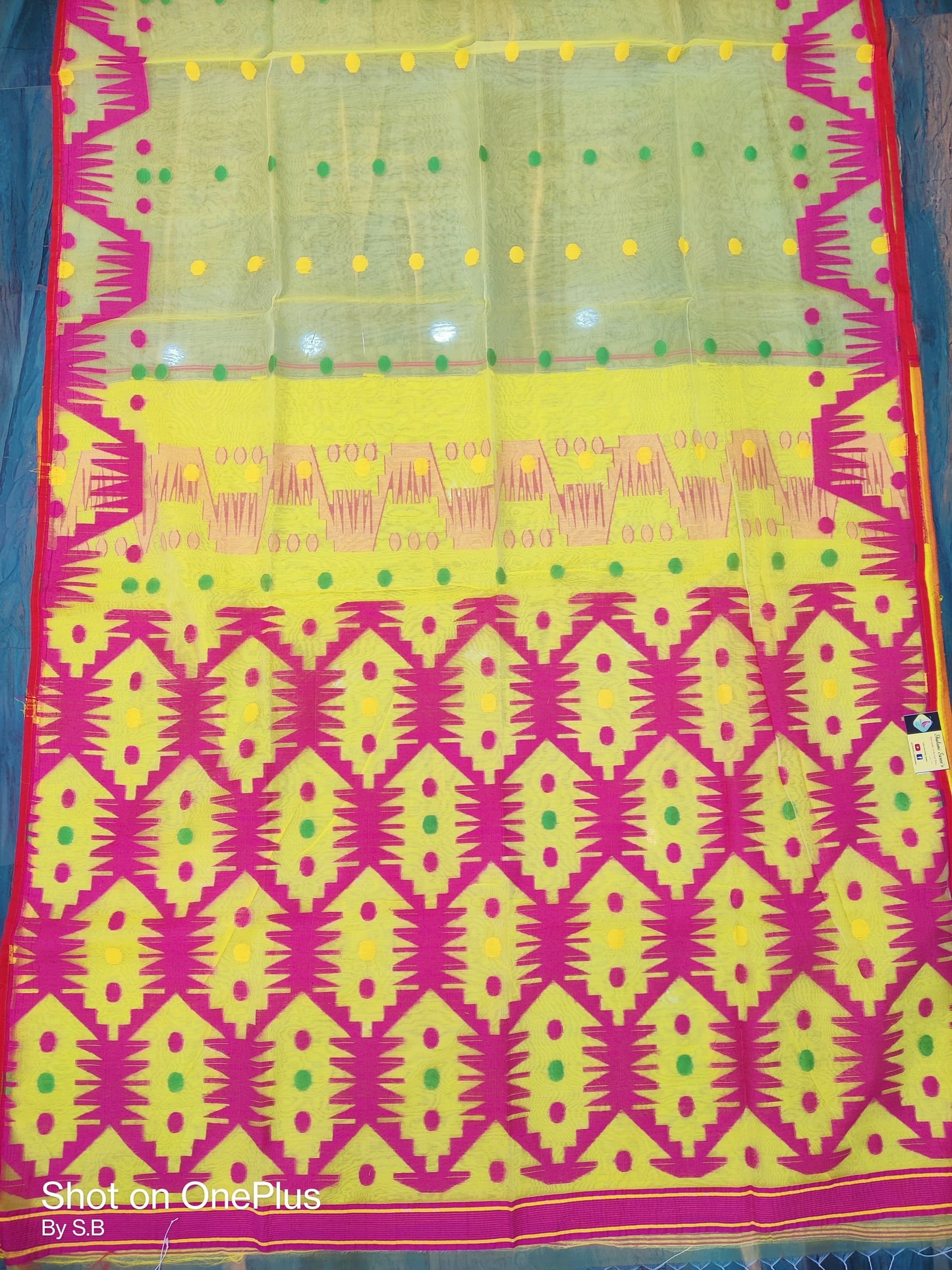 Muslin jamdani saree new design