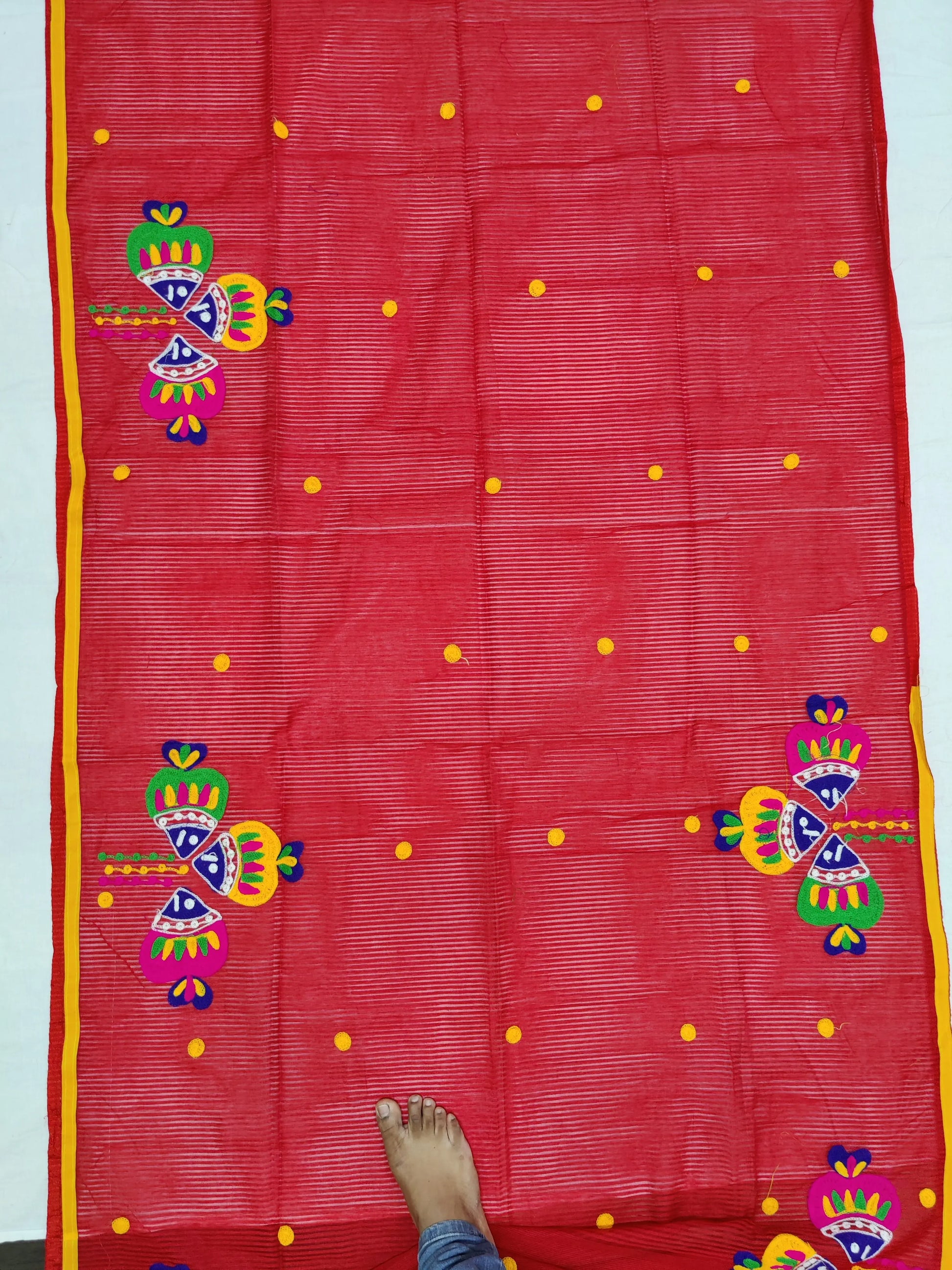 Handloom cotton silk saree Putul's fashion