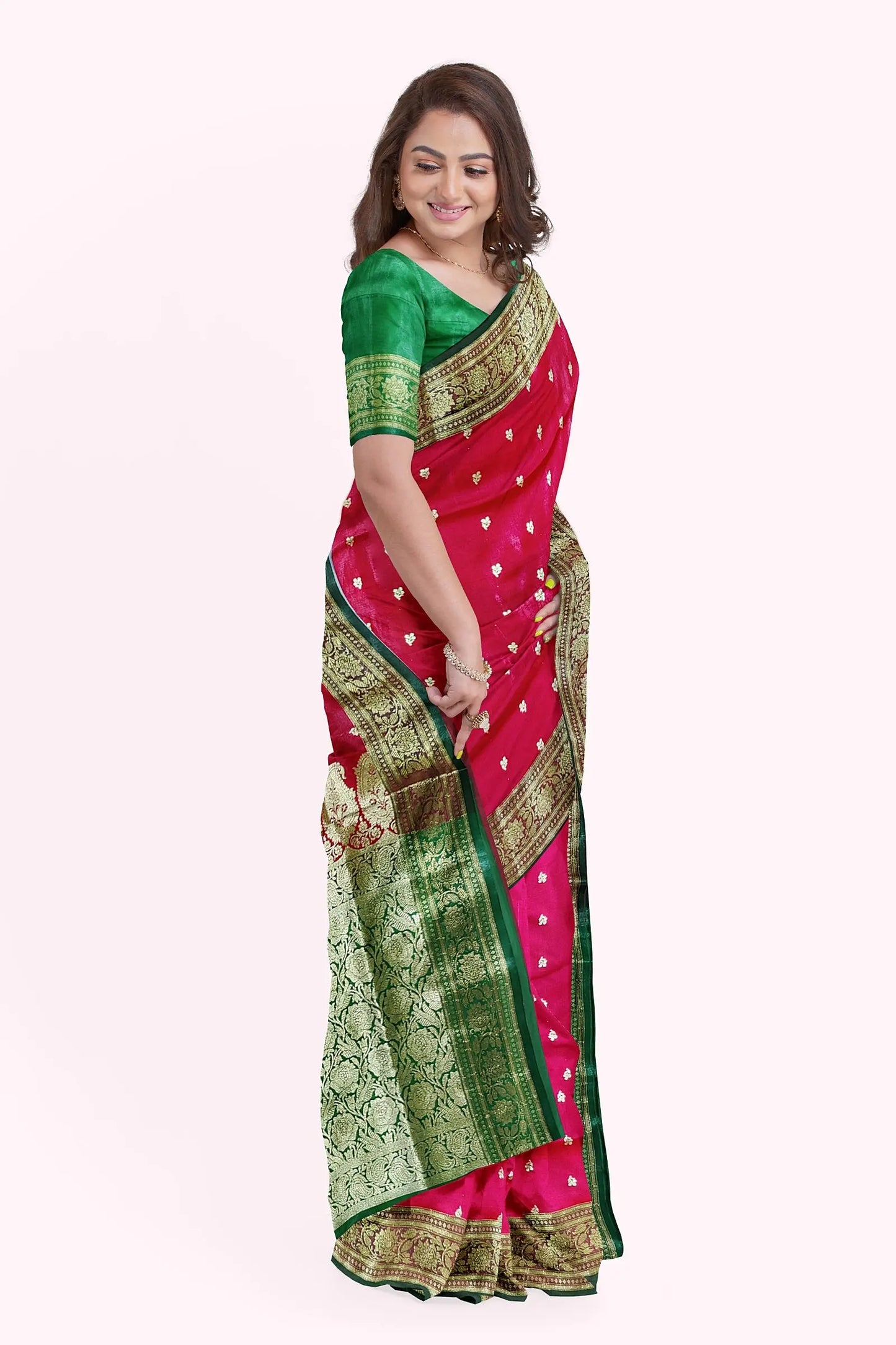 Katan Banarasi silk saree Putul's fashion