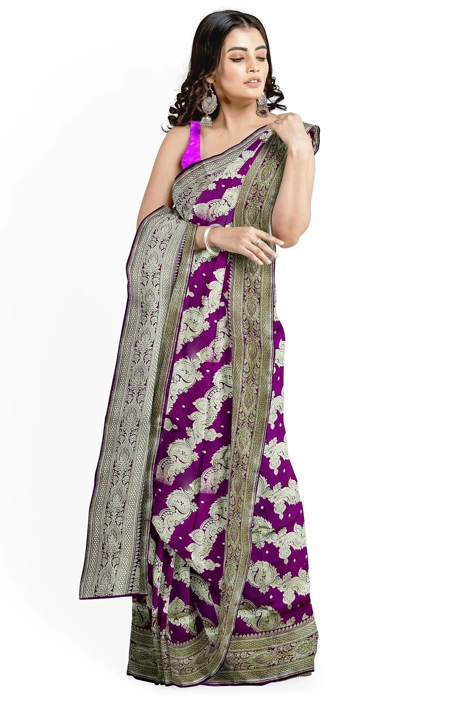 Banarasi Saree - Buy Best Banarasi Saree Online | Myntra