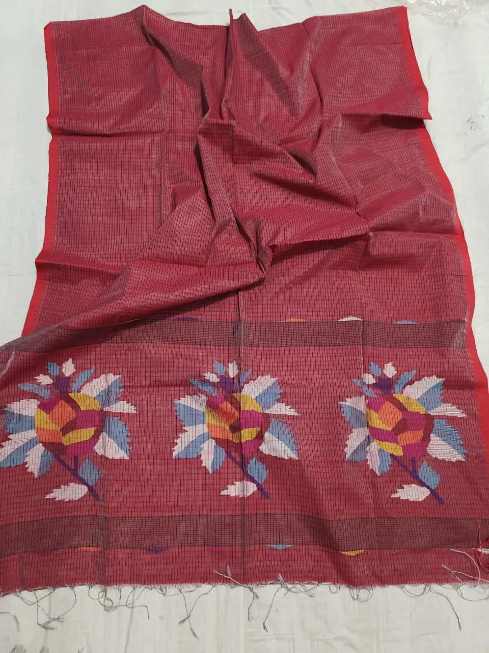 Kolkata slab cotton saree Putul's Fashion